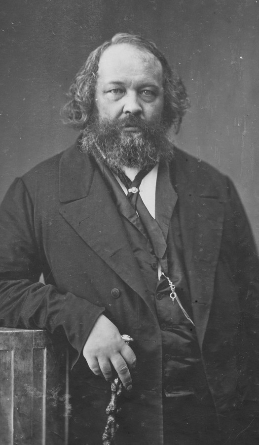 Photography of Mikhaïl Bakounine by Gaspard-Félix Tournachon Nadar in 1860